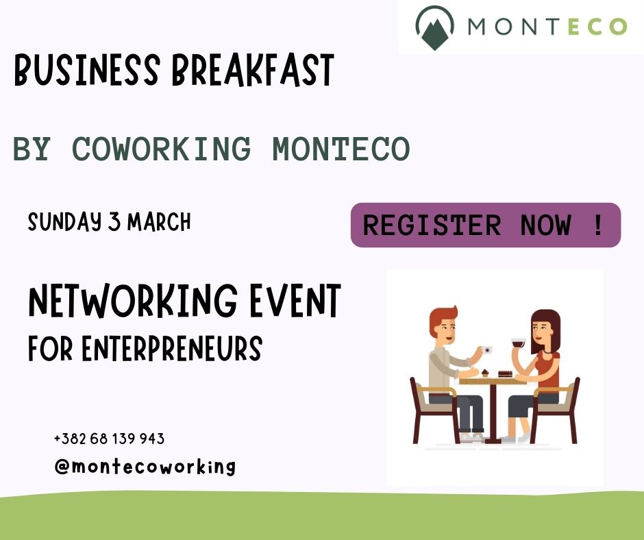 Business breakfast in Coworing Monteco!