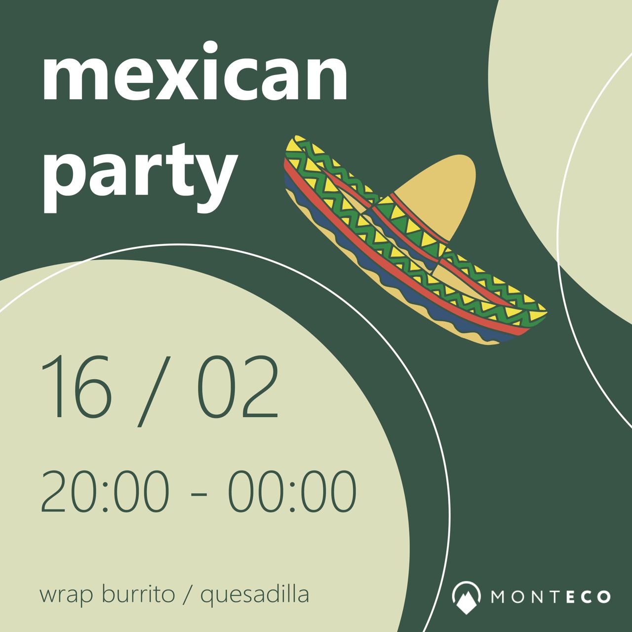 Mexican Cuisine Evening in “Cafe Monteco”