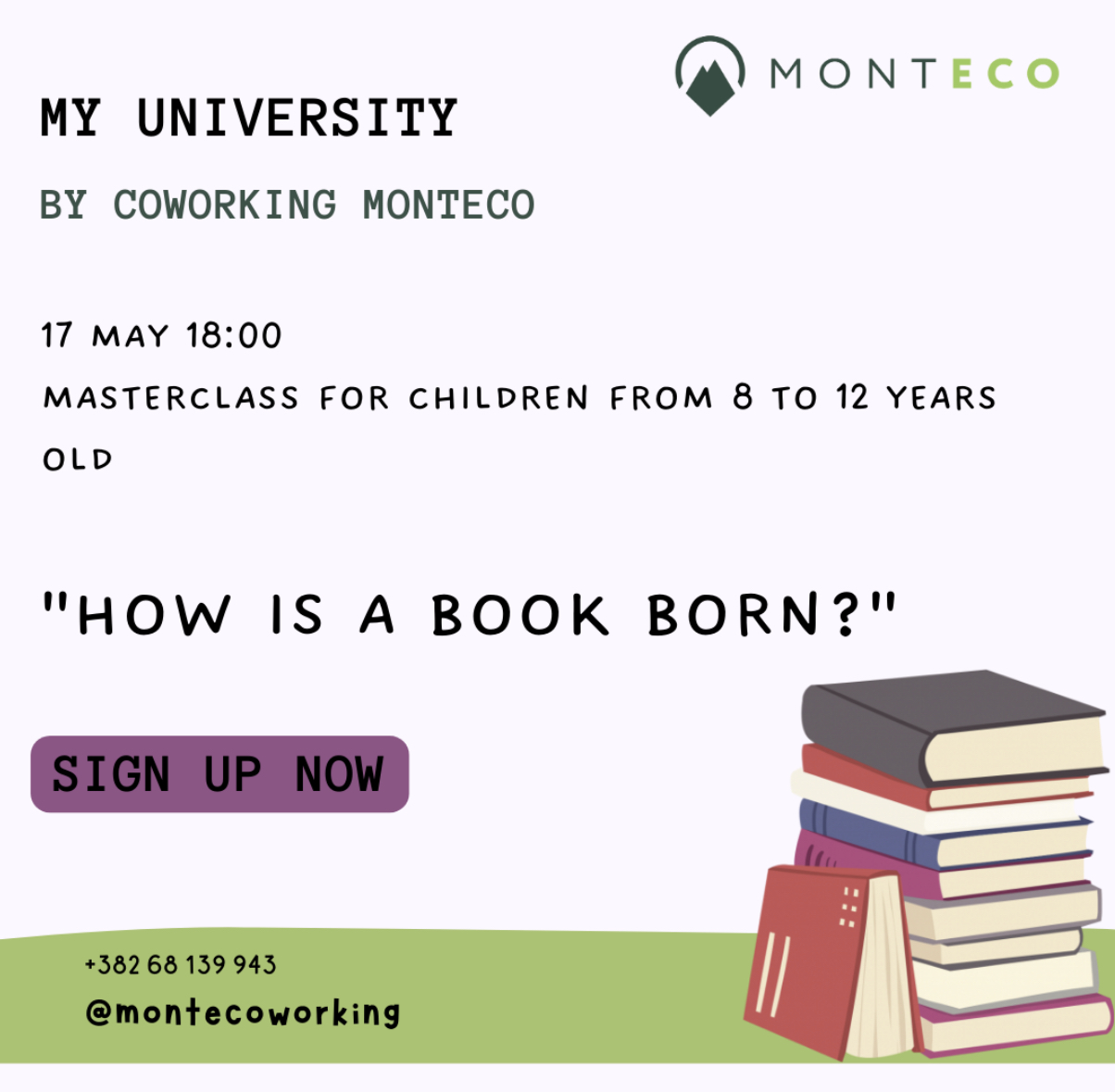 Masterclass "How is a book born?" 📚 For children aged 8-12 years old