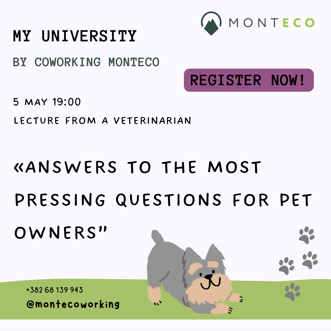 Lecture “Answers to the most pressing questions from veterinarian”  For pet owners!