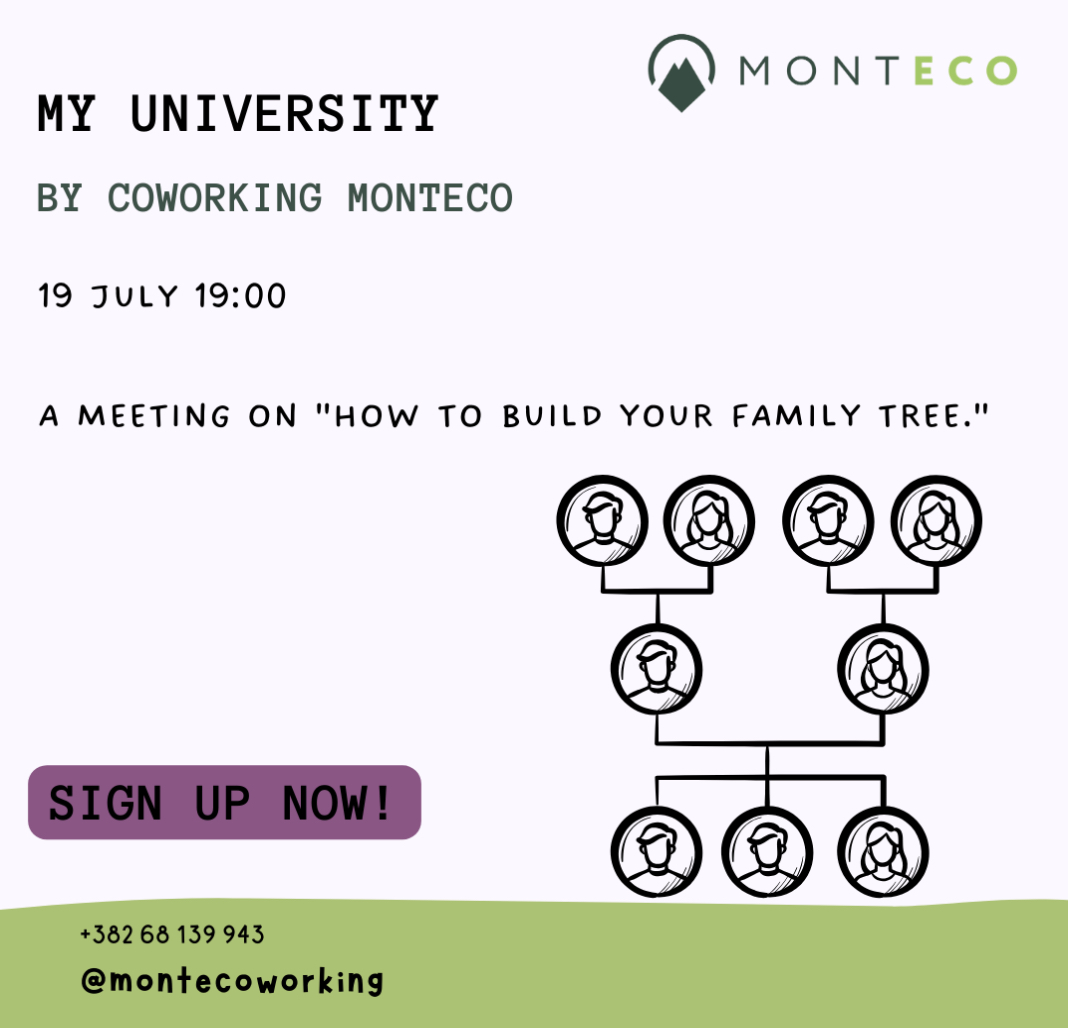 Meeting "how to make your family tree"