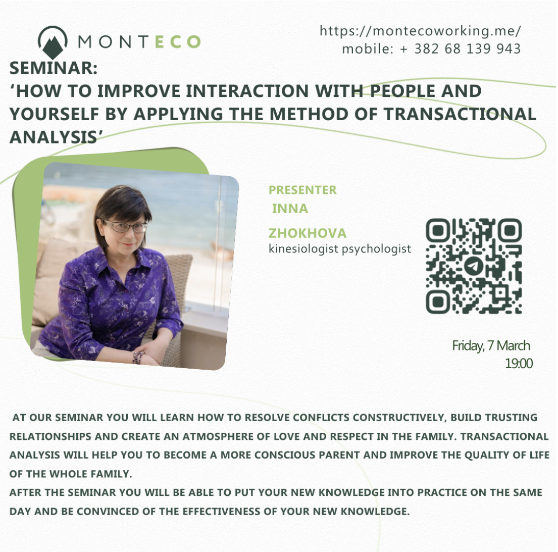 How to improve interaction with people and yourself by applying the method of transactional analysis