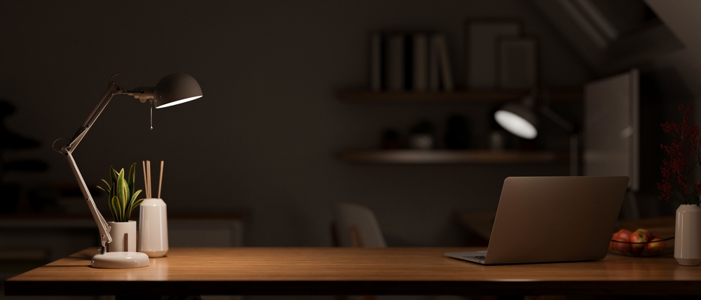 Five ways to set up your desk for productivity Cozy workspace with desk lamp