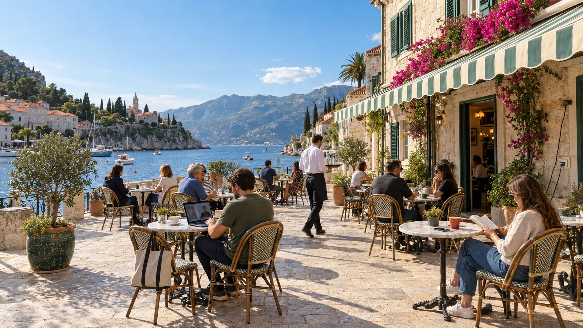 Cafés with Wi-Fi in Budva vs Coworking: Where to Actually Work